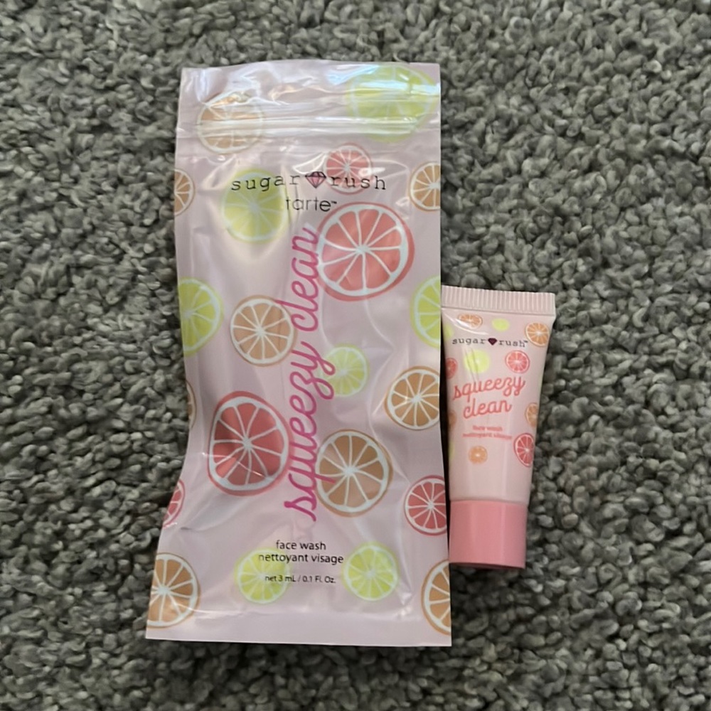 Unused Tarte Squeezy Clean Face Wash Sample, Free with $20 bundle